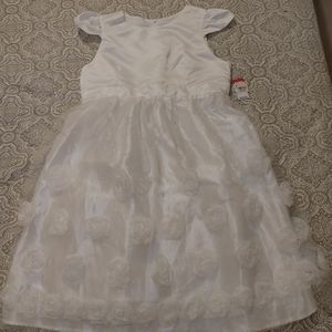 New-👧Girls formal white dress